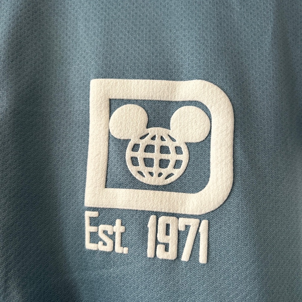 NWT Disney Spirit Jersey Blue Zip Up Long Sleeve Jacket Disney World SZ M or L - Picture 7 of 8